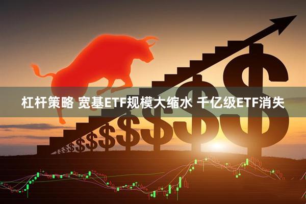 杠杆策略 宽基ETF规模大缩水 千亿级ETF消失